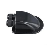 ABS Solar Cable Grommet Box for Photovoltaic Panel Mounting, RV Roof & Boat Deck Installations - UV-Resistant Waterproof Sealing, 127 x 93(Black)
