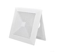 ABS Square Diffuser 100mm White Snap-in AC Vent(100)