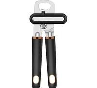 ABS Stainless Steel Can & Bottle Opener - Rustproof Sharp Cut Teeth & Roller, Ergonomic Grip Knob & Handles, Hang Loops, Simple & Practical, Jar, Tin, Lids, Metal, Can Cutter, Bottle Cap Opener Tool