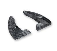 ABS Steering Wheel Shift Paddles Extended Decoration Trim Compatible With Jeep Grand Cherokee SRT Paddle Shifters Accessories(Forged Carbon)