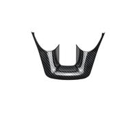 ABS Steering Wheel U-shape Decorative Trim Cover For Toyota For Fortuner For Hilux For Revo For Conquest 2015-2021 HETEVSCCK(Carbon fiber color)