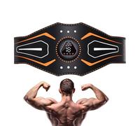 Abs Stimulator, Abdominal Muscle Trainer, Digital Display Exercise Gear, Adjustable Intensity Fitness Equipment, Portable Workout Device for Home, Gym, Bed Rest, Car Commutes, Break-Time Training