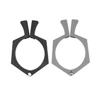 ABS Sublimation Clamps, Non Slip Grip Tool for Wrapping 20oz Straight Tumblers with Sublimation Paper, Secure Tumbler Holder for DIY Crafting, 2 Packs (Negro+Gris)