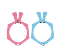 ABS Sublimation Clamps, Non Slip Grip Tool for Wrapping 20oz Straight Tumblers with Sublimation Paper, Secure Tumbler Holder for DIY Crafting, 2 Packs (Rosa+Azul)