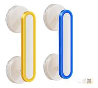 ABS Suction Cup Door Handle for Fridge, Drawer, and Sliding Door Use with No Drill Mounting and Reliable Holding Power (F)