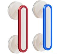 ABS Suction Cup Door Handle for Fridge, Drawer, and Sliding Door Use with No Drill Mounting and Reliable Holding Power (E)