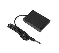 ABS Sustain Pedal with 6.35mm Jack, 1. Cable, Compact 10x7.6x2.55cm Design, Lightweight 142g, Ideal for Musical Instruments