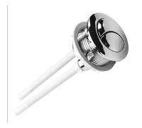ABS Toilet Push Button Dual Flush Toilet Water Tank Button Round Valve 38mm Toilet Seat Water Tank Valve Bathroom Parts(Fits 35mm-44mm Hole)