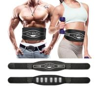 ABS Trainer EMS Muscle Stimulator, Men Abdominal Muscle Training Belt, Women Abdominal ABS Trainer, 10 Modes 30 Intensities, Home Fitness Muscle Stimulator, Featuring a Charging Reminder Function