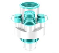ABS Triple Outlet Drain Fitting For Kitchen Sink Compatible With Dishwasher Water Purifier Ice Maker Quick Flow Internal Slope