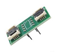 ABS Two-in-One Chip Adapter 4x3x1cm Green | Dual compatibility, fits 6x5mm and 8x6mm chips, ideal for bios flashing, stable signal transfer