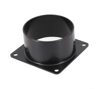 ABS Wall Flange Connector For Air Duct And For Ventilation Pipe Installation Smooth Finish Low Resistance For Indoor Air Systems 75MM 100MM 120MM(75mm)