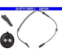ABS wheel speed sensor 24.0711-5095.1 ATE for RENAULT LAGUNA II