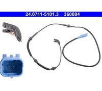 ABS wheel speed sensor 24.0711-5101.3 ATE for CITROËN C5 I C5 I Estate C5 II
