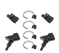 Abs Wheel Speed Sensor 4 Abs Wheel Speed Sensor Car Wheel Speed Sensor W/Connector Front Rear Bp4K-43-711A, Bp4K-43-701A Compatible With Volvo 2.5L