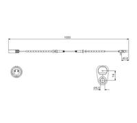 BOSCH 0 986 594 512 ABS sensor