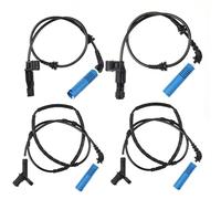 ABS Wheel Speed Sensor Compatible With E46 316 318 320 330 Z4 E85 E86 OEM: 34526752681 34526752682 Front Rear Left Right ABS Wheel For Speed Sensor(4 pcs)