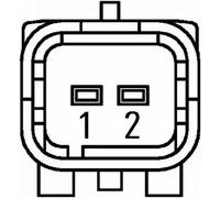 HELLA 6PU 009 106-851 ABS sensor