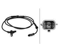 ABS wheel speed sensor Rear Axle Hall Sensor 6PU 358 217-281 HELLA for RENAULT