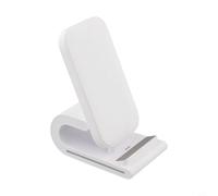 ABS Wireless Charging Stand 15W for iPhone Night Lamp(White)