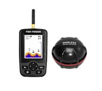 ABS Wireless Fish Finder 45m Depth Waterproof Design | 100m wireless range, 45m depth detection, 90° scan angle, lake river coastal use, real-time data