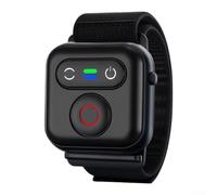 ABS Wireless Remote Wristband for action cameras Black | Compatible with insta360 X6, 5.0, compact 6 x 4 cm size, lightweight design, instant recording