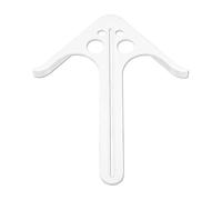 ABS Wood Center Finder Tool with Ergonomic Grip Precise Positioning for Round/Square & Projects ABS Woodworking Center Marker