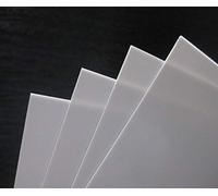 ABS0930 2pcs 3mm Thickness 200mm x 250mm White Polystyrene Sheets 9.84'' x 7.87'' x 0.12'' ABS Styrene Sheets for Model Train Layout New (3mm)