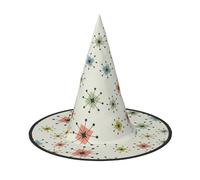 Absctract Geometric Pattern Space print Halloween hat parties, carnivals hat dances, cosplay. Costume Witches Party Adult