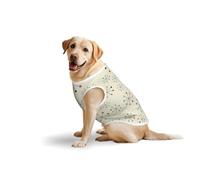 Absctract Geometric Pattern Space Soft Cotton T-Shirt Vest For Large Dogs, Print Pet Clothes Breathable Pet Pullover Tee Sleeveless Sweatshirt (3xl-5xl)