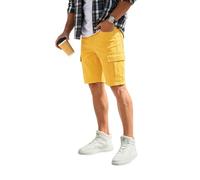ABSECAI Mens Skinny Casual Stretch Denim Summer Cargo Shorts with Pockets
