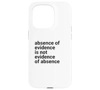 Absence of Evidence Scientific Method and Religious Design Case for iPhone 15 Pro