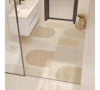Absent Diatomite Bath MatLar NonSlip Kitchen & Bathroom Rug Quick Drying Machine Washable 50x120cm Kaki Color Ideal for Shower & Dish Drying