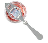 Absente Spoon - Wormwood Spoon with Hollow Design | 304 Stainless Steel Sugar Cube Strainer for Absinthe Fountain, Cocktail Bar, Bartending, Buffet, Catering, Kitchen Bar Tool Decorative Drink Filter