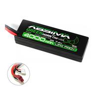 Absima Greenhorn Line V2 50C 2S 4000mAh LiPo RC Battery (Deans) 4140008