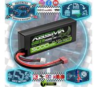 Absima - LiPo Stick Pack 1/10 RC Battery 2S 7.4V 50C 5000mah High Current (T-Plu