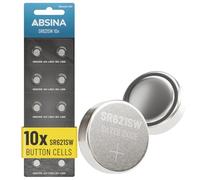 ABSINA 10x SR621SW watch batteries 1.55V silver oxide - Leakproof & long-lasting 364 watch battery SR621SW battery LR621 / SR621 / V364 / R60 / AG1