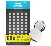 ABSINA AG10 LR1130 Battery 1.5V Alkaline Leak-Proof & Long-Lasting