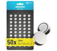 ABSINA AG13 LR44 Button Cell Batteries 1.5V Alkaline