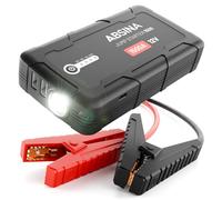 ABSINA Car Jump Starter Power Pack 1500A - Boost pack 12V starting device for 6L gasoline & 4L diesel - Battery Booster Pack for car battery with 2 USB Ports & Flashlight - 12V car accessories