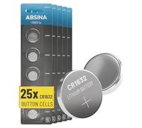 ABSINA CR1632 3V Lithium Battery - Leakproof & Long-Lasting