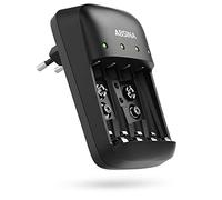 ABSINA X4 Steckerladergerät NiMH, NiCd Micro (AAA), Mignon (AA), 9V Block