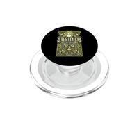 Absinth La fée verte Art Nouveau German Pun PopSockets PopGrip for MagSafe