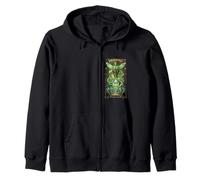 Absinthe Set with Glass, Spoon and Fountain Zip Hoodie