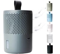 ABSODRY DUO Family Moisture Absorber 1.3lb Bag - Dehumidifier for Bedroom, Electricity & Battery Free Dehumidifiers for Home, Air Cleaner Odor Eliminator for Home Up to 90 Days, 165 ft² Gray 1 Pk