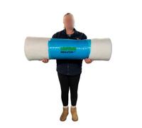 ABSoft Polyester Cotton Insulation Roll, White, 10m x 1m x 50mm, Thermal Acoustic Liner for Camper Van, Motorhome, Caravan Conversion