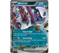 Absol ex 135/197 Double Rare Pokemon Card (SV Obsidian Flames) + 1x TitanCards® Toploader