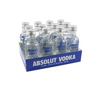 Absolut Blue Plain Vodka 5cl Miniature - 12 Pack