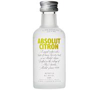 Absolut Citron Vodka Miniature 5cl Single Bottle