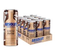 Absolut Espresso Martini Premixed Can Multipack, 12 x 250 ml